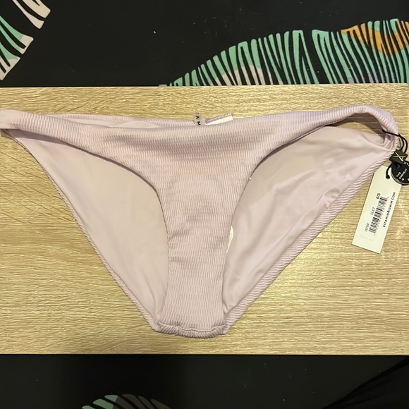 Any 1/$25 - Vitamin A Kaya Red Rib Bikini Bottom - Picture 15 of 16